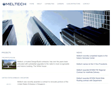 Tablet Screenshot of meltechcorp.com
